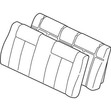 Toyota 71460-AA180-A0 Cushion Assembly, Rear Seat