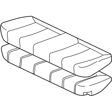 Toyota 71460-AA180-B0 Cushion Assembly, Rear Seat