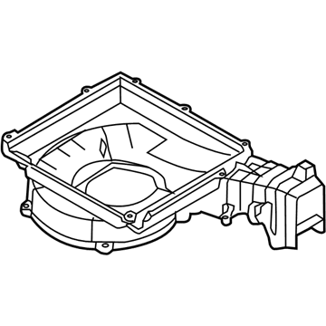 Hyundai 97279-0W005 Case-Blower, Upper