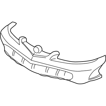 Acura 04711-S3V-A80ZZ Face, Front Bumper (Dot)