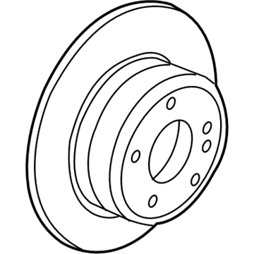 BMW 34-21-6-886-479 Brake Disc, Ventilated