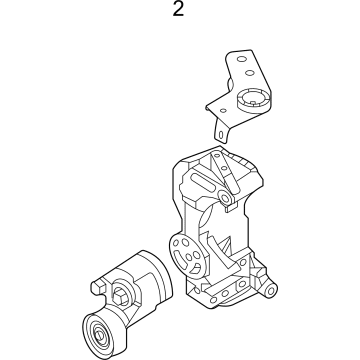 Kia 252802T000 TENSIONER Assembly