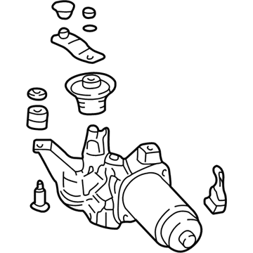 Honda 76505-S3Y-A01 Motor, Front Wiper