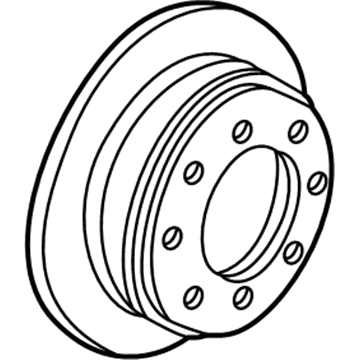 Honda 42510-S84-A50 Disk, Rear Brake