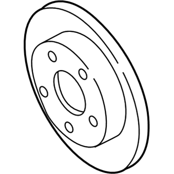 GM 88967261 Rear Brake Rotor