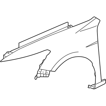 Acura 60210-SZN-A90ZZ Plunger Right, Front Fender (Dot)