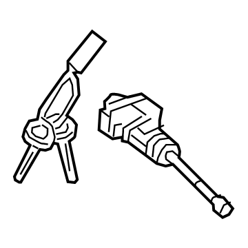 Hyundai 81970-ABA00 KEY SUB SET-DOOR, LH