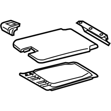 Lexus 72805-30530-B2 Door Sub-Assembly, Rear Seat