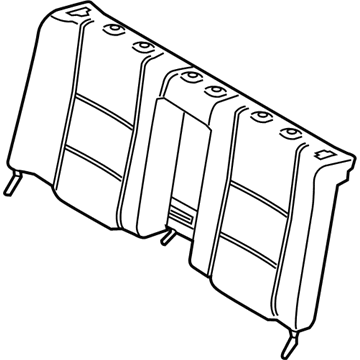 Lexus 71507-30260 Pad Sub-Assembly, Rear Seat