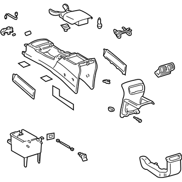 Toyota 58910-35130-E0 Console Assembly