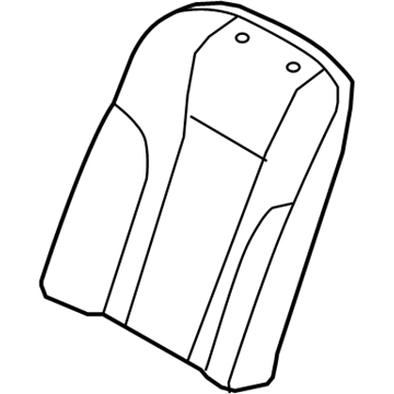 Kia 89460J6020RJ1 Rear Seat Back Covering