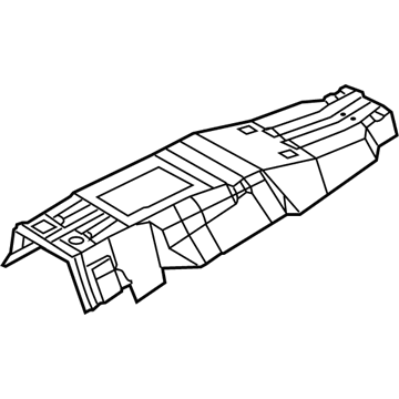 Kia 651313E300 Tunnel Reinforcement Assembly-L