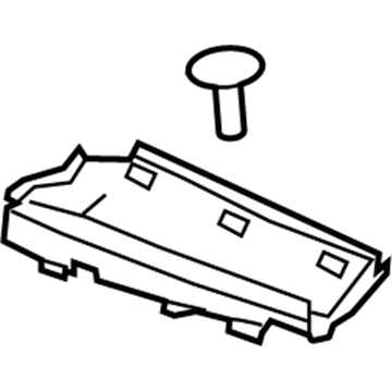 GM 84290729 Water Deflector