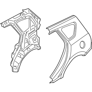 Hyundai 70200-2L2A0 Panel Assembly-Quarter Complete, RH