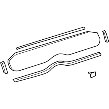 Toyota 64821-47021 Lower Glass