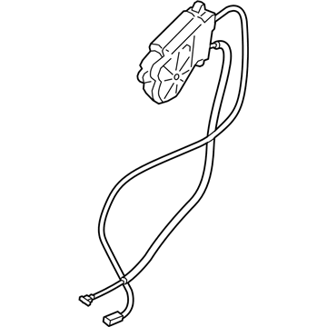 BMW 51-24-7-211-168 Drive, Servo-Lock, Rear Lid, Top