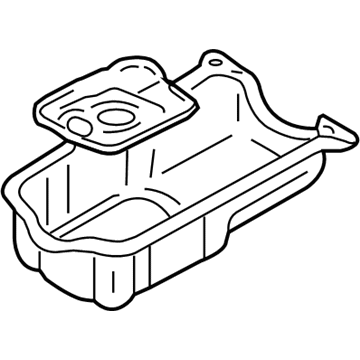 Hyundai 21520-37107 Pan Assembly-Engine Oil, Upper