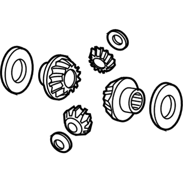 Mopar 5086916AE Gear Kit-Center Differential