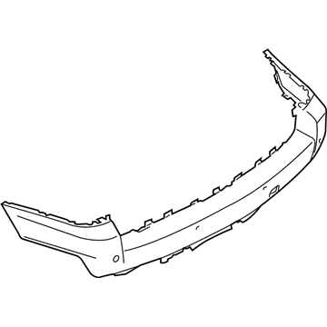 BMW 51-12-3-416-946 Panel, Bumper, Primed, Rear