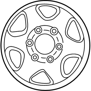 Nissan 40300-2W20A Wheel Assy-Spare Tire