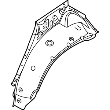 BMW 41-00-9-498-779 WHEELHOUSE REAR, OUTER HALF