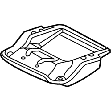 Mopar 5175268AA Frame-Second Row Seat Back