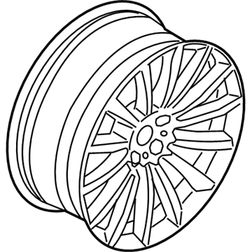 BMW 36-11-6-861-226 Light Alloy Disc Wheel Reflexsilber