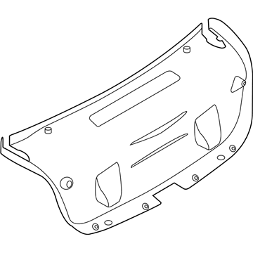 BMW 51-49-7-255-636 Trim Panel, Trunk Lid