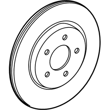 Ford 5R3Z-2C026-A Rotor