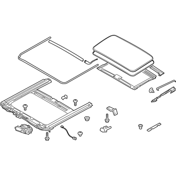 Kia 816001M0008O Sunroof Assembly