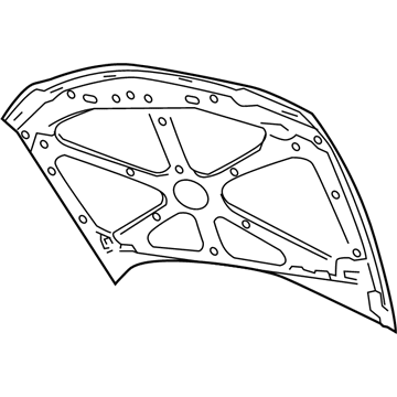 GM 92232814 Hood Asm