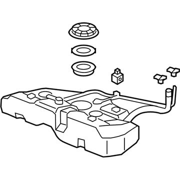 Honda 17044-TA6-A00 Tank Set, Fuel