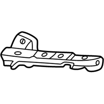 Honda 71145-S9A-000 Beam, L. FR. Bumper (Upper)