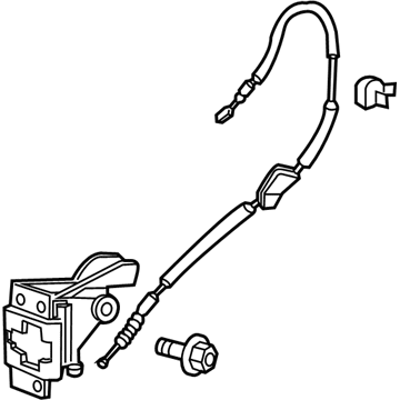 Honda 72655-TK8-A01 Latch Assembly, Left Front Slide Door