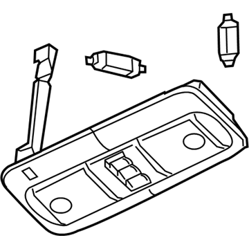 Nissan 26460-1PA0A Lamp Assy-Personal