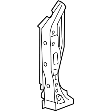 Honda 63530-T2F-A00ZZ Stiffener, L. FR. Pillar (Lower)