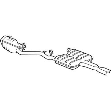 Mopar 68058776AD Exhaust Muffler And Resonator