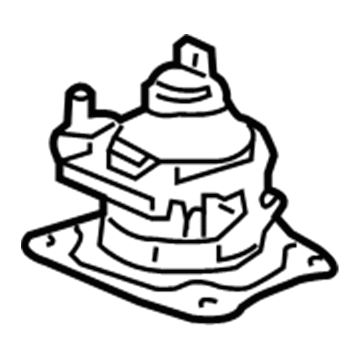 Acura 50810-SEP-A02 Rubber Assembly, Rear Engine Mounting (At)