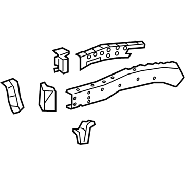 Lexus 57028-48060 Member Sub-Assembly, Front