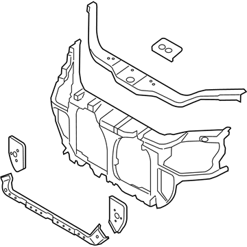 Kia 641011G001 Member Assembly-Radiator