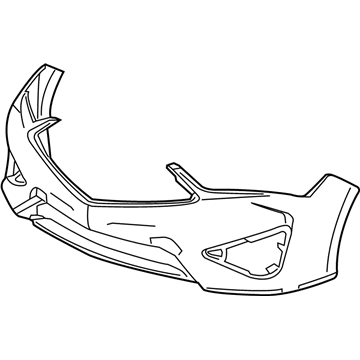 Acura 04711-T3R-A90ZZ Face, Front Bumper (Dot)