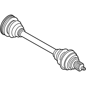 BMW 33-21-3-420-709 Rear Left Cv Axle Assembly