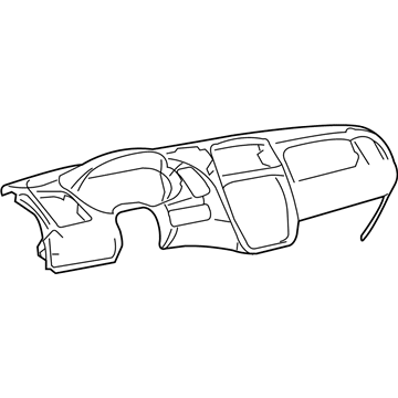 Mopar 1PE44DX9AP Panel-Instrument Upper