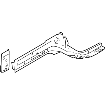 Nissan G5131-9KAMA Plate-Closing, Front Side Member LH