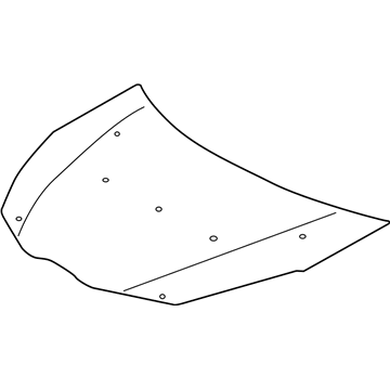 Toyota 53301-52320 Hood