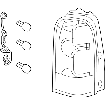 GM 15787131 Tail Lamp Assembly