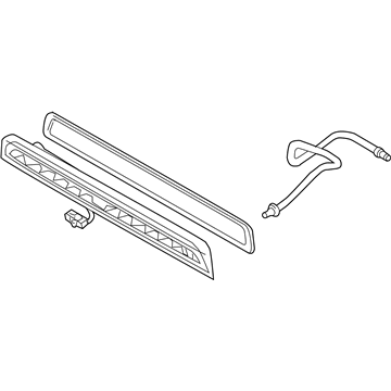 Hyundai 92700-2L100 Lamp Assembly-High Mounted Stop