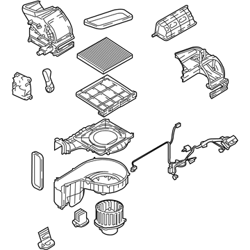 Kia 972071F200 Blower Unit