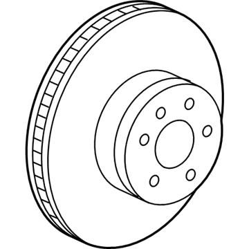 BMW 34-11-6-785-669 Brake Disc, Lightweight, Ventilated, Left