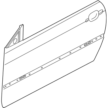 BMW 41-51-7-038-091 Door Front Left